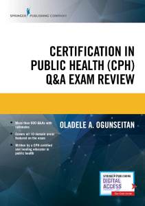 BOOK Certification in Public Health CPH QA Exam Review – Study Resource Book for 