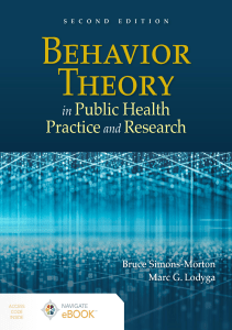 EBOOK Behavior Theory in Public Health Practice and Research