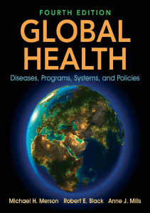 BOOK Global Health Diseases Programs Systems and Policies