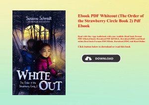 Ebook PDF  Whiteout (The Order of the Strawberry Circle Book 2) Pdf Ebook