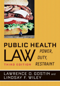 BOOKS Public Health Law Power Duty Restraint