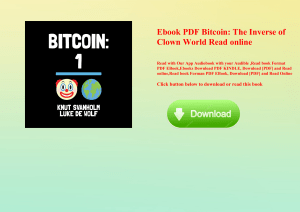 Ebook PDF  Bitcoin The Inverse of Clown World Read online