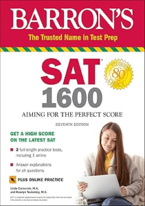 READ SAT 1600 with Online Test Aiming for the Perfect Score Barron s SAT Prep 