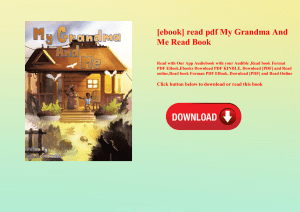 [ebook] read pdf My Grandma And Me Read Book