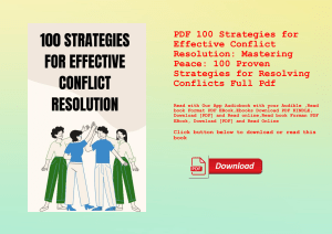 PDF 100 Strategies for Effective Conflict Resolution Mastering Peace 100 Proven Strategies for Resol