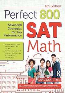 AMAZING BOOK Perfect 800 SAT Math Advanced Strategies for Top Performance