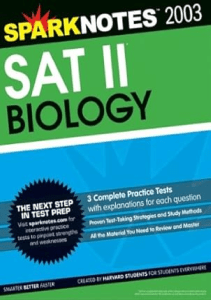 BEST BOOK SAT II Biology SparkNotes Test Prep 