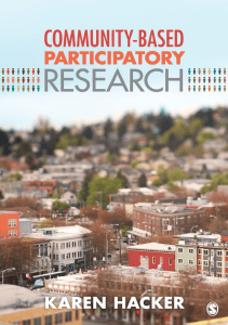 BOOK Community Based Participatory Research