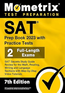 PDF SAT Prep Book 2023 with Practice Tests  2 Full Length Exams SAT Secrets Study Guide Review 