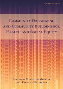 READ Community Organizing and Community Building for Health and Social Equity 4th 