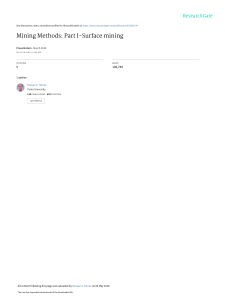 Topic5-MiningMethods-PartI-Surfacemining