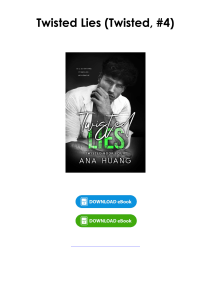 Download (pdf) Book Twisted Lies (Twisted, #4) By Ana Huang