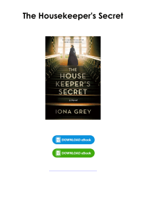 (Download) The Housekeeper's Secret By Iona Grey