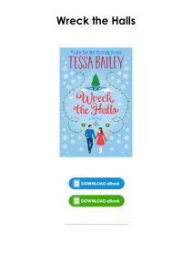 Read (pdf) Book Wreck the Halls By Tessa Bailey