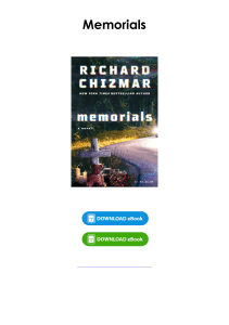 Read (pdf) Book Memorials By Richard  Chizmar