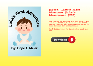 [Ebook] Luke's First Adventure (Luke's Adventures) [PDF] 