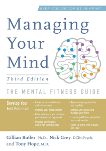 BOOKS Managing Your Mind The Mental Fitness Guide