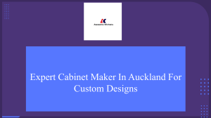 Expert Cabinet Maker In Auckland For Custom Designs