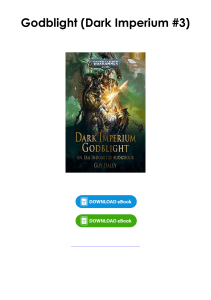 Download (pdf) Book Godblight (Dark Imperium #3) By Guy Haley