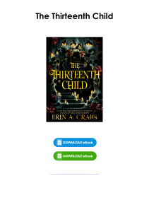 (Download) The Thirteenth Child By Erin A. Craig