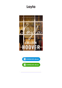 Download (pdf) Book Layla By Colleen Hoover