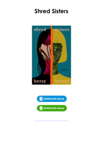 (Download) Shred Sisters By Betsy Lerner