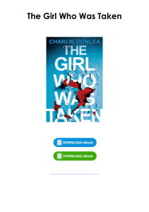 (Read) The Girl Who Was Taken By Charlie Donlea