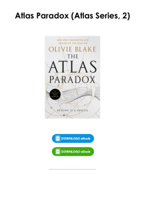 (Download) Atlas Paradox (Atlas Series, 2) By Olivie Blake