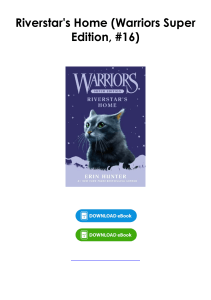 (Read) Riverstar's Home (Warriors Super Edition, #16) By Erin Hunter