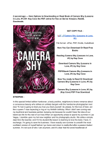 (DOWNLOAD) (EPUB PDF) Camera Shy (Lessons in Love, 1) by Kay Cove