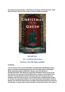 (DOWNLOAD) (PDF) Christmas with the Queen By Hazel Gaynor