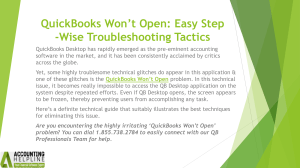 What to do when QuickBooks Won’t Open A Complete Guide