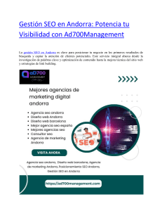 Gestión SEO en Andorra Potencia tu Visibilidad con Ad700Management