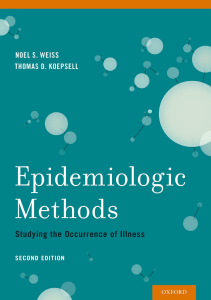 EBOOK Epidemiologic Methods Studying the Occurrence of Illness