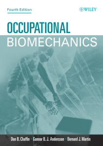 BOOKS Occupational Biomechanics