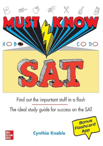 READING Must Know SAT