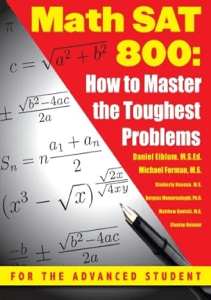 THE BOOK Math SAT 800 How To Master the Toughest Problems