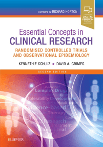 BOOKS Essential Concepts in Clinical Research Randomised Controlled Trials and 