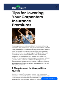 Carpenters Insurance