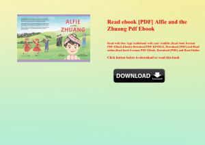 Read ebook [PDF] Alfie and the Zhuang Pdf Ebook