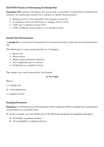 Sample Size & Sampling Methods in Research