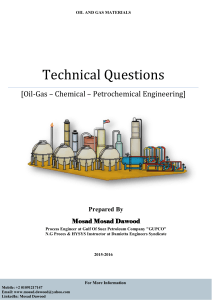 Oil & Gas Technical Questions: Engineering Guide