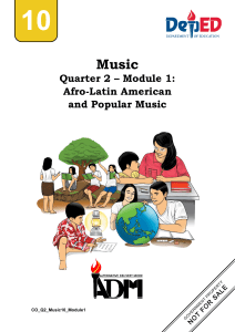 MUSIC10 Q2 Mod1 Afro-Latin-American-and-Popular-Music-ver2