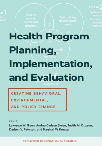 DOWNLOAD Health Program Planning Implementation and Evaluation Creating Behavioral 