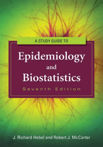 DOWNLOAD Study Guide to Epidemiology and Biostatistics