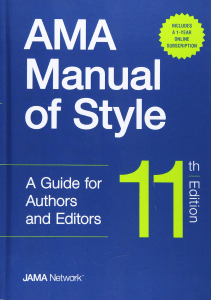 BOOK AMA Manual of Style A Guide for Authors and Editors  Hardcover Online Bundle 