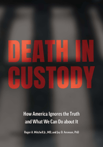 READ Death in Custody How America Ignores the Truth and What We Can Do about It 