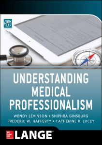 DOWNLOAD Understanding Medical Professionalism