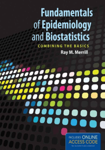 BOOKS Fundamentals of Epidemiology and Biostatistics