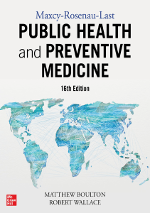 DOWNLOAD Maxcy Rosenau Last Public Health and Preventive Medicine Sixteenth Edition